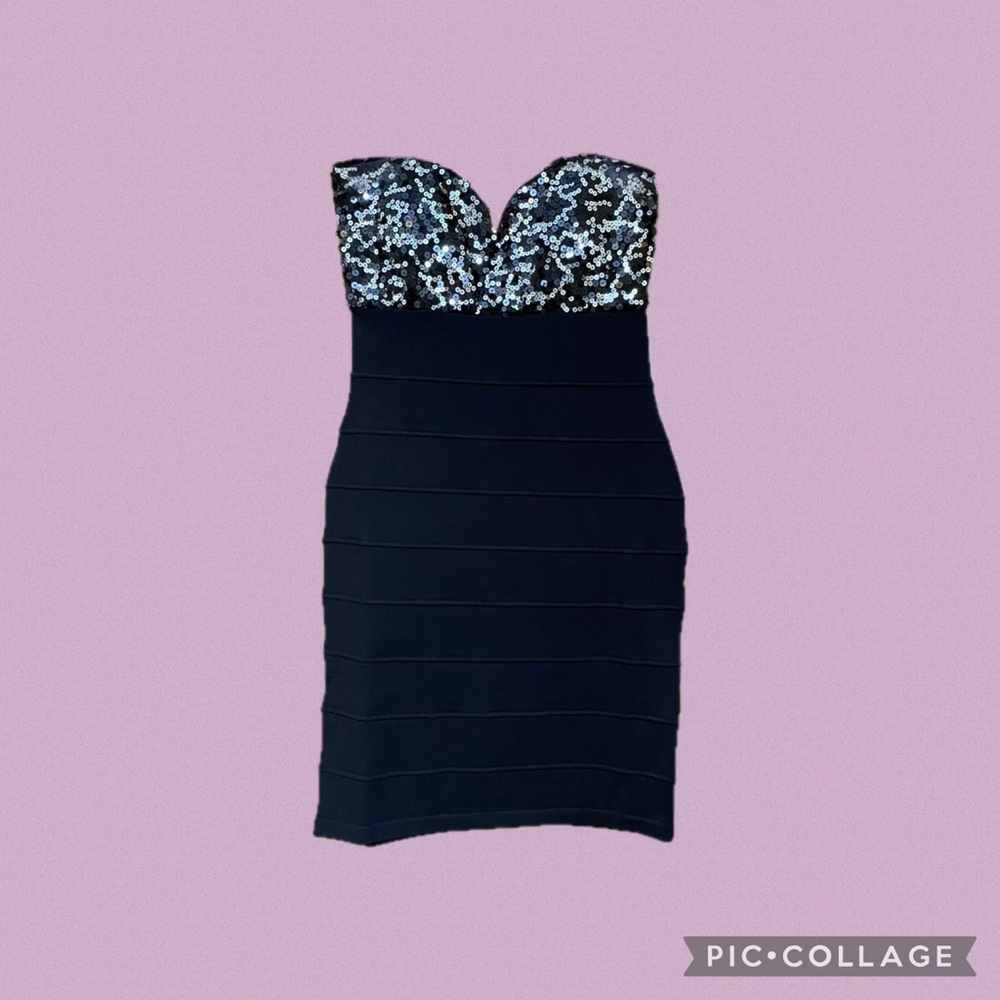 Frederick’s of Hollywood Sequin Black Dress